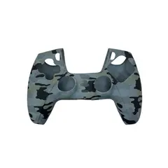 GENERICO - Funda Protectora Silicona Mando Compatible PlayStation 5 Militar GRIS