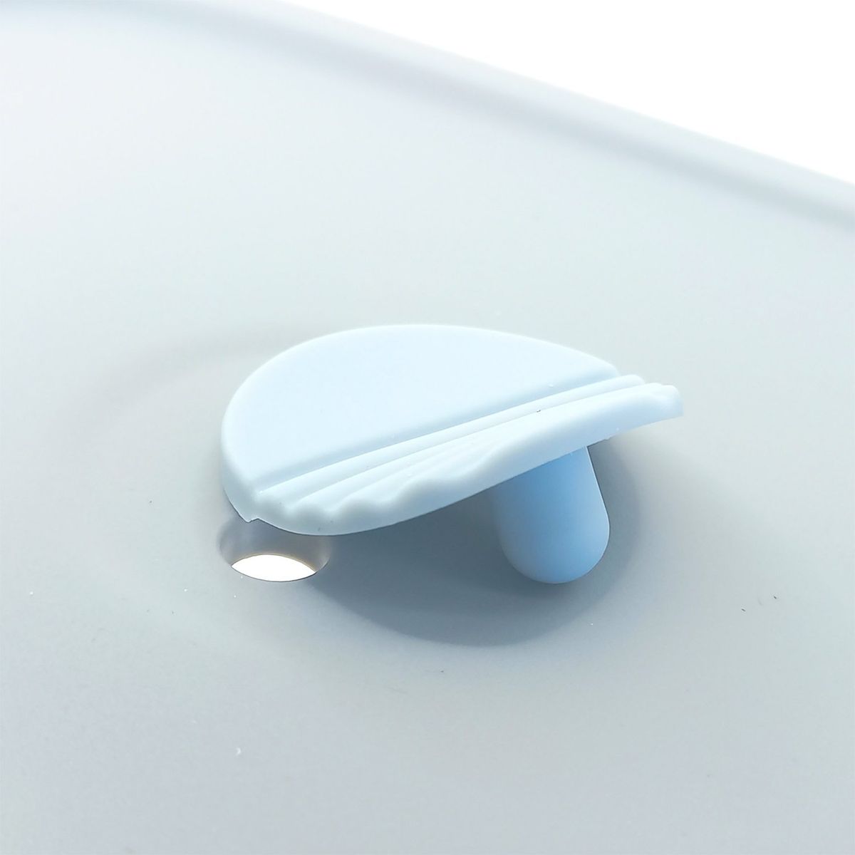 BBPRO - Plato silicona con tapa Dusty Blue