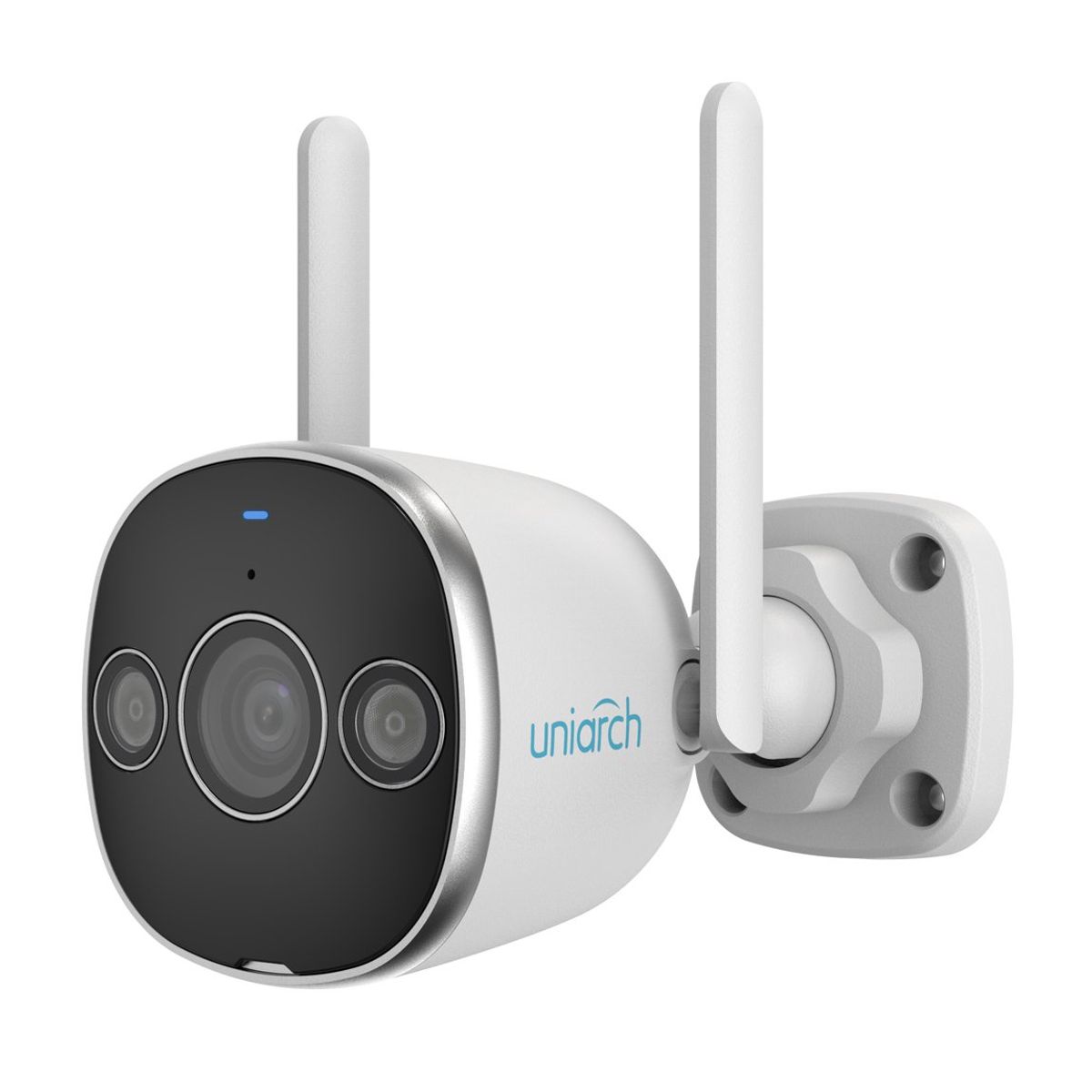 UNIARCH - Cámara Seguridad Wif IP 3MP 2K Luz LED Full Color