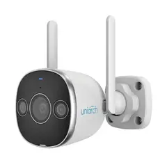 UNIARCH - Cámara Seguridad Wif IP 3MP 2K Luz LED Full Color