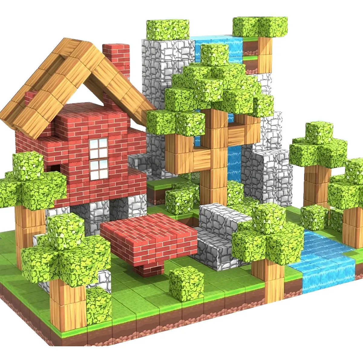 MINECRAFT - 100 BLOQUES MAGNETICOS MINECRAFT 802