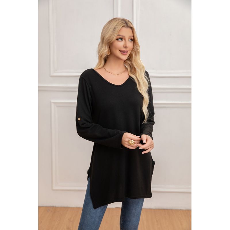 MPROPIA - Sweater Mini Vestido Corto Tejido Abertura Lazo Espalda 2005
