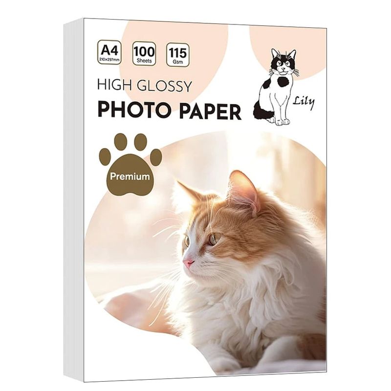 CREA PRINT - PAPEL 115GRS GLOSSY A4 X 1000 UNIDADES