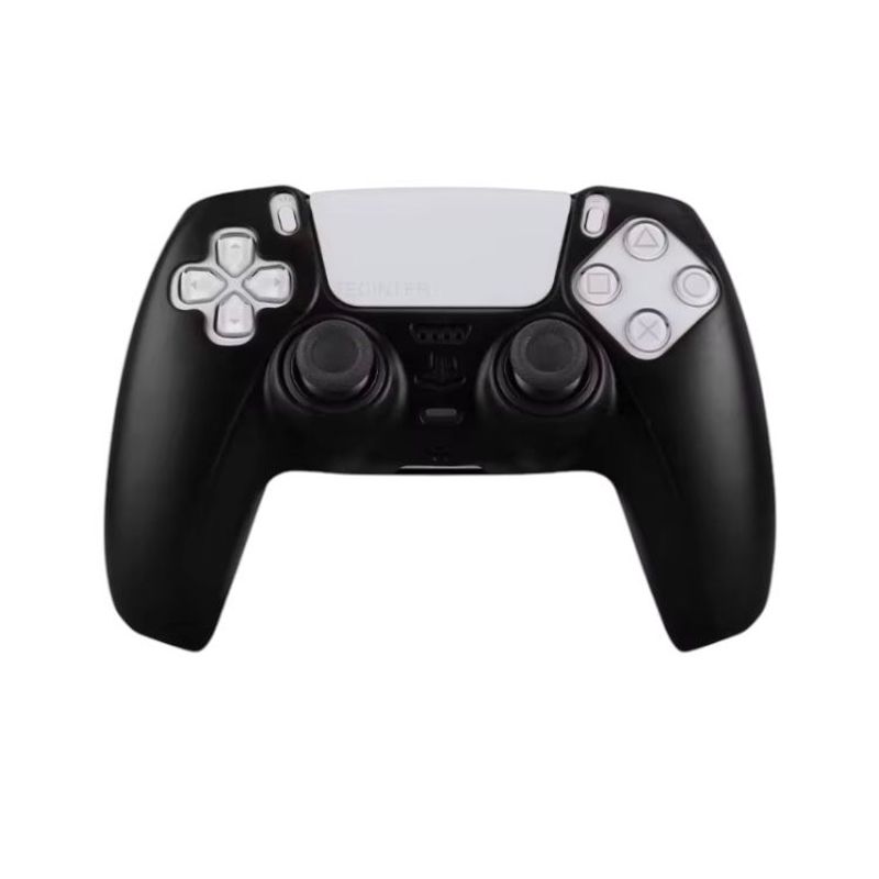 GENERICO - Funda Protectora Silicona Mando Compatible PlayStation 5 Color Negro