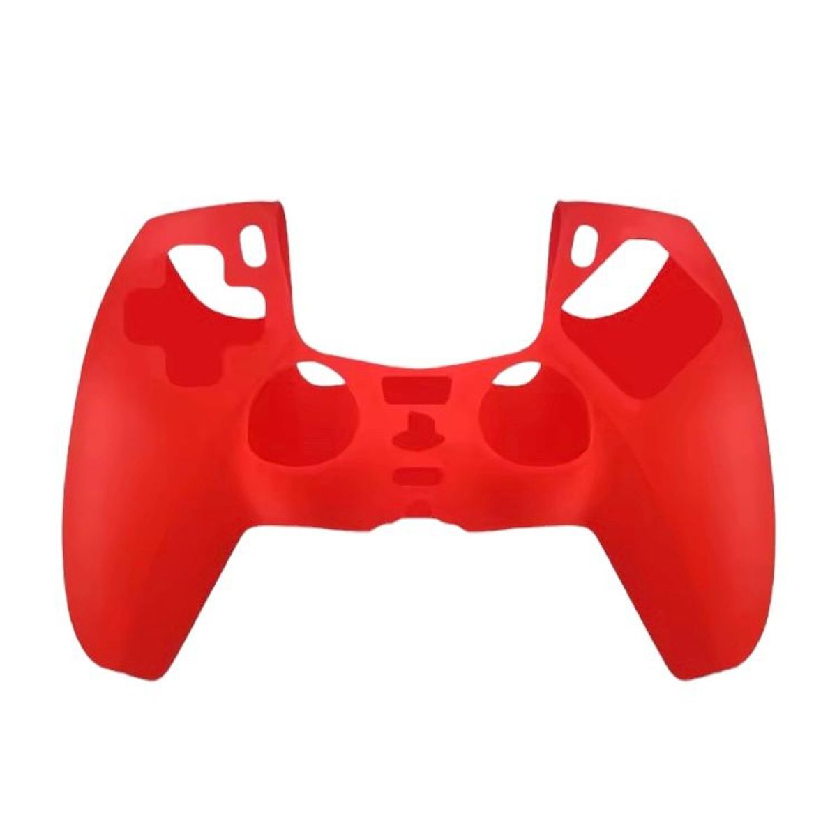 GENERICO - Funda Protectora Silicona Mando Compatible PlayStation 5 Color ROJO