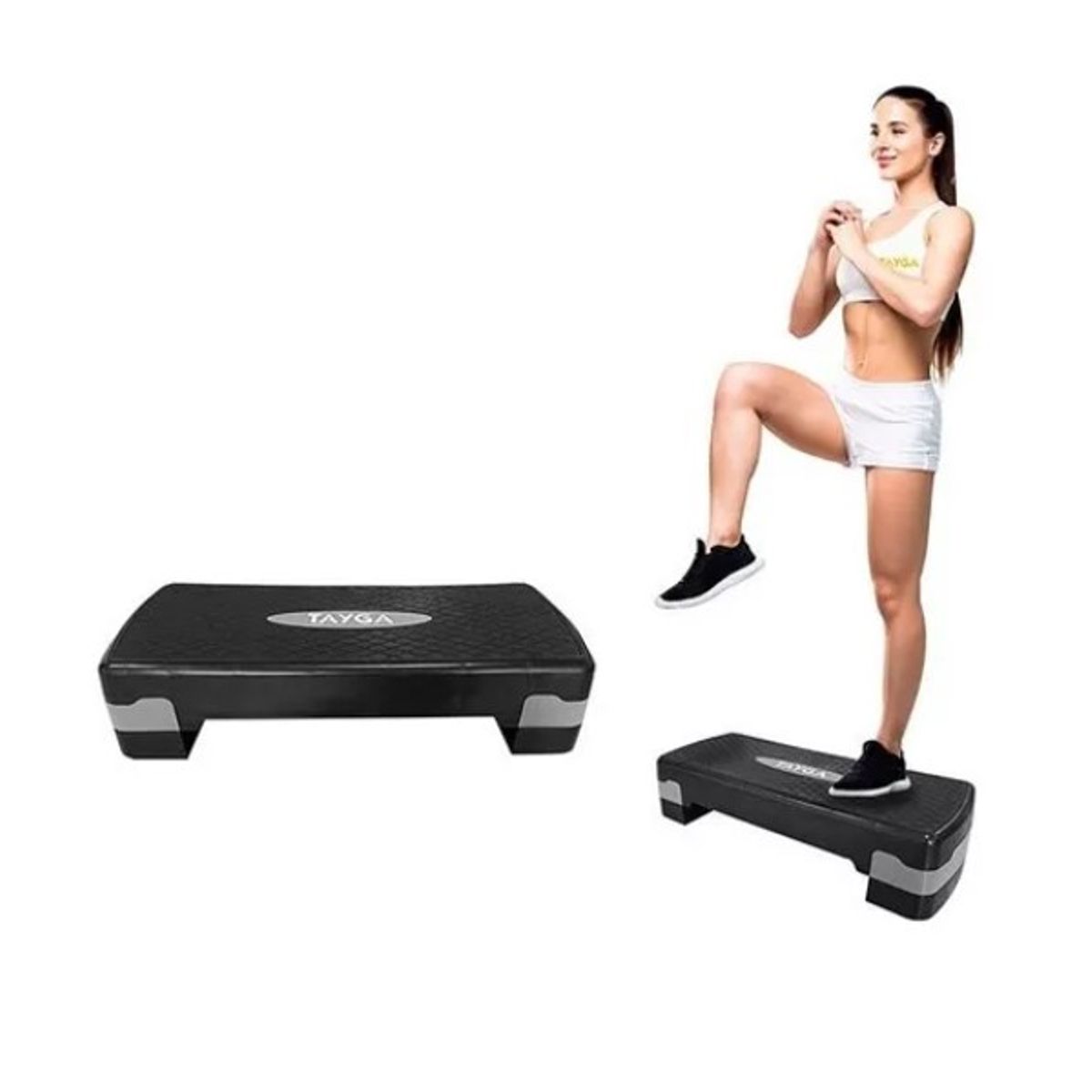 ESHOPANGIE - Step Aerobico 2 Niveles Antideslizante Pilates Fitness