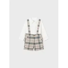 MAYORAL - Elegante Conjunto bermuda y camisa bebé