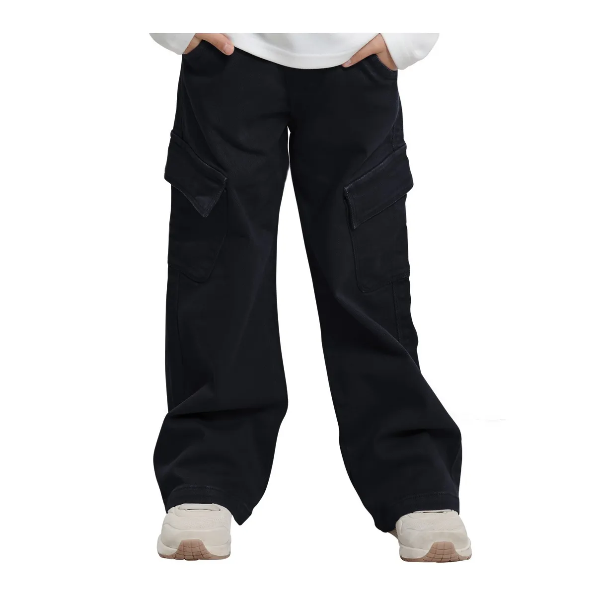 EXCEPTION - Pantalón Cargo Ancho Niña