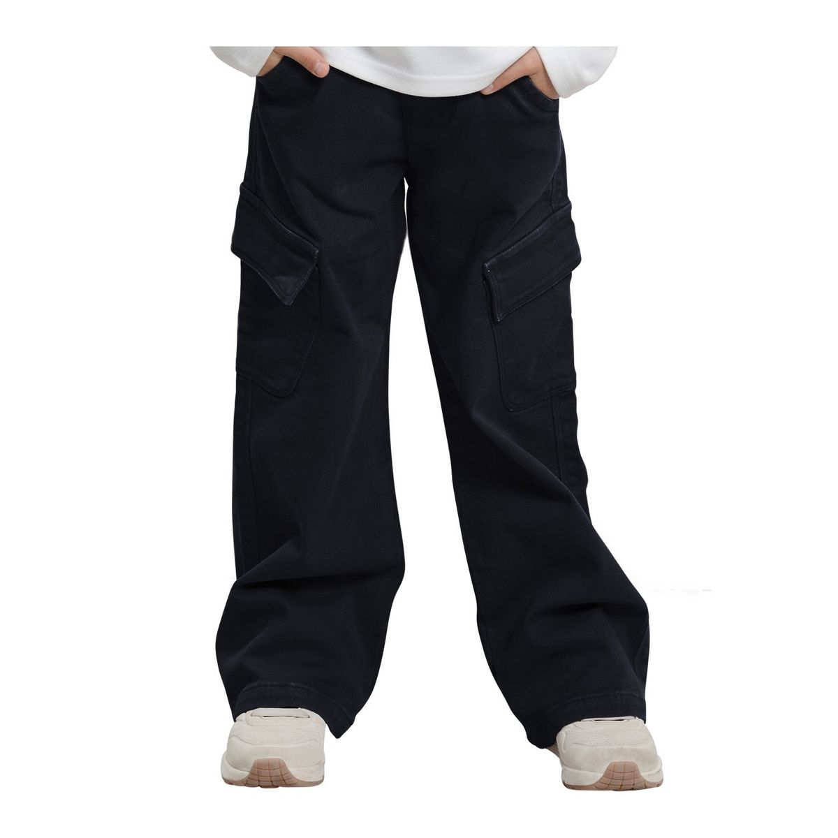 EXCEPTION - Pantalón Cargo Ancho Niña