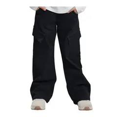 EXCEPTION - Pantalón Cargo Ancho Niña