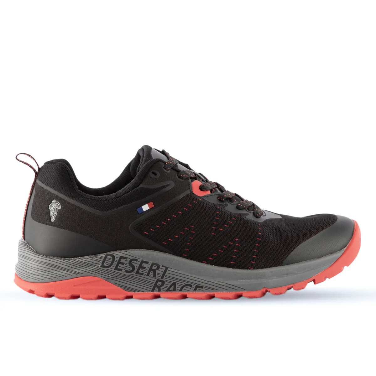 MICHELIN FOOTWEAR - Zapatilla Deportiva Trail Hombre Negro Rojo Michelin Dr27