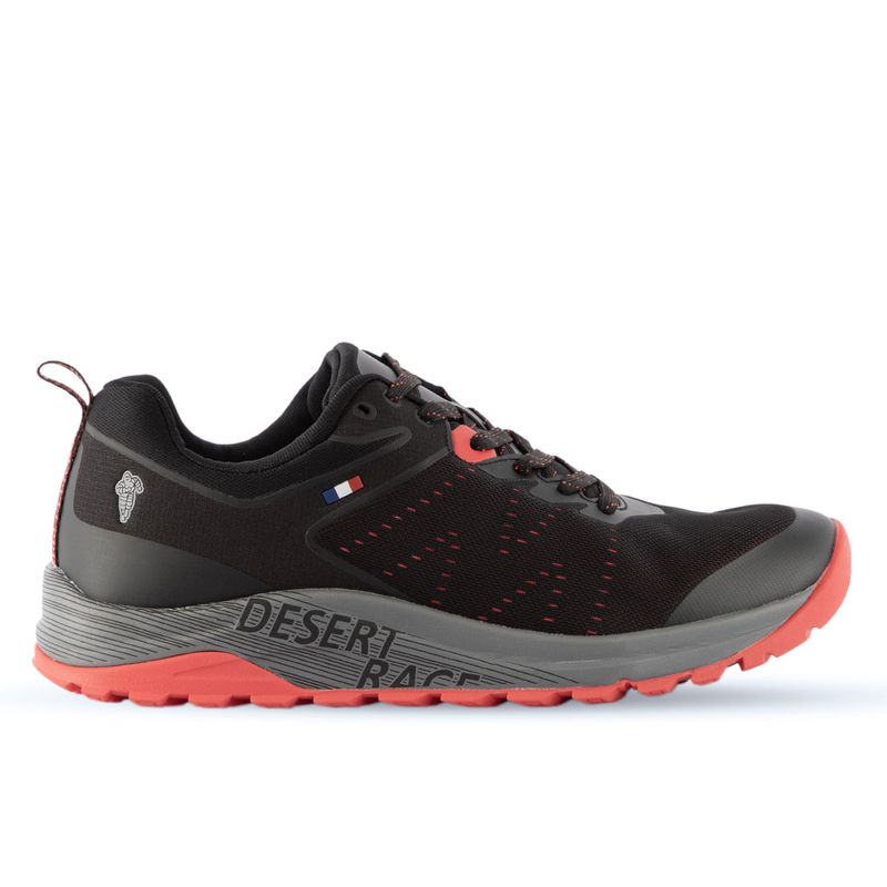 MICHELIN FOOTWEAR - Zapatilla Trail Running Hombre Negro Rojo  Michelin Dr27