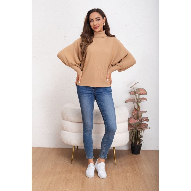 MPROPIA - Sweater Mujer Manga Muercielago Larga Tejido Colores 5062_.