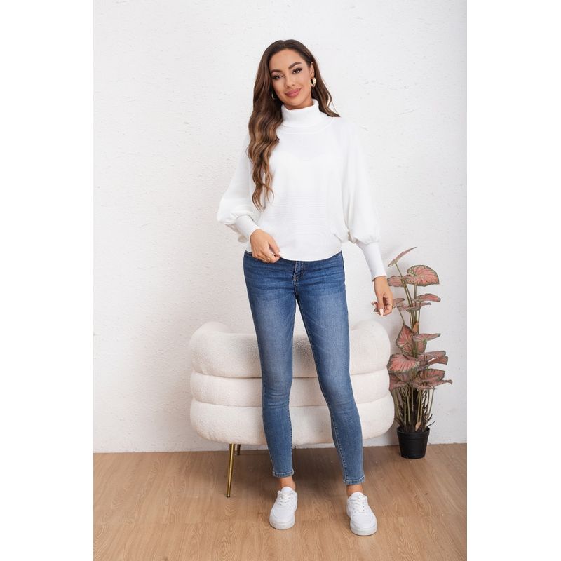 MPROPIA - Sweater Mujer Manga Muercielago Larga Tejido Colores 5062_.