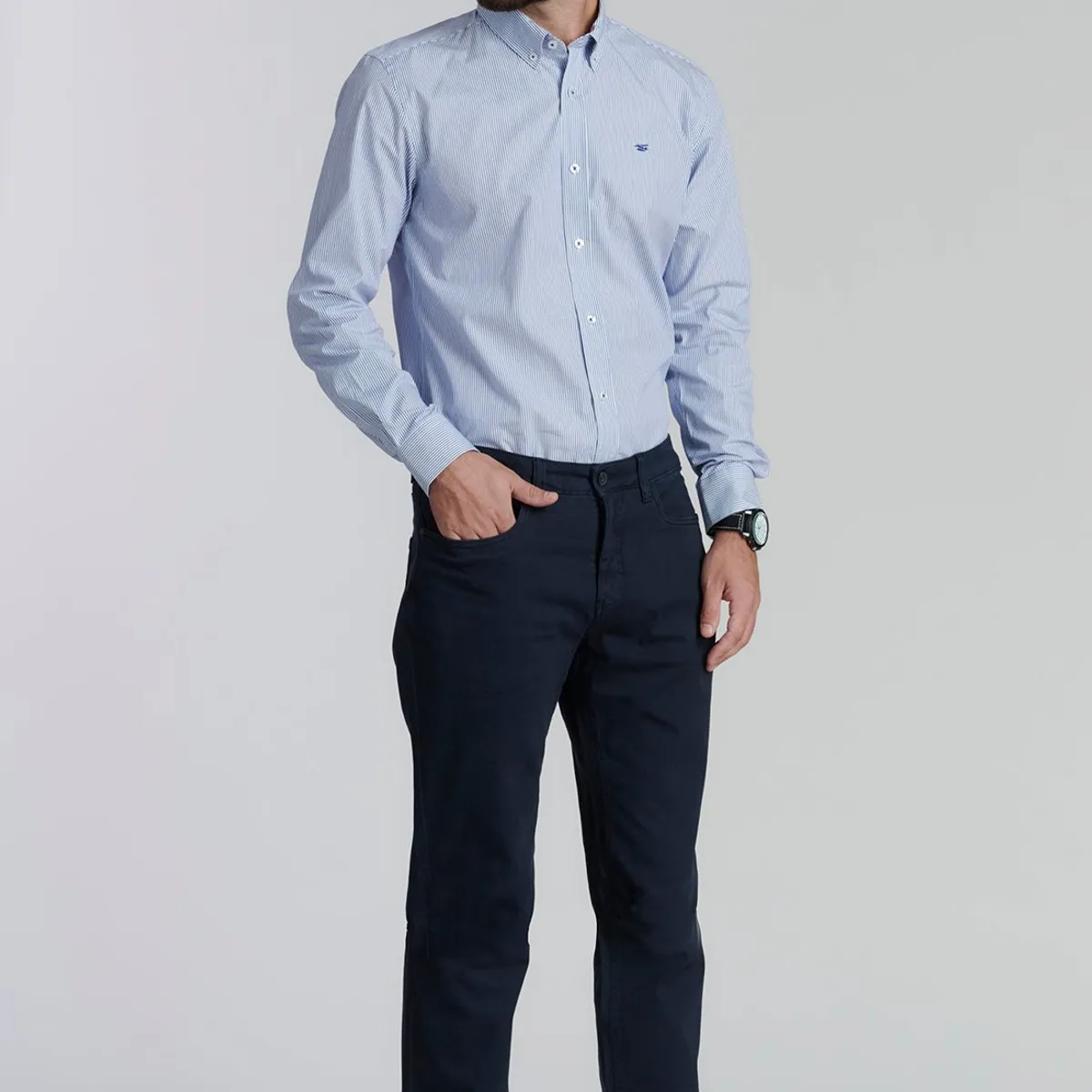 FEROUCH - Pantalón Oklahoma F Fr Azul Ferouch