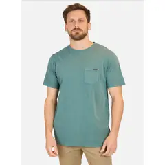 RIP CURL - Polera MC Basic pocket Azul Hombre - Azul