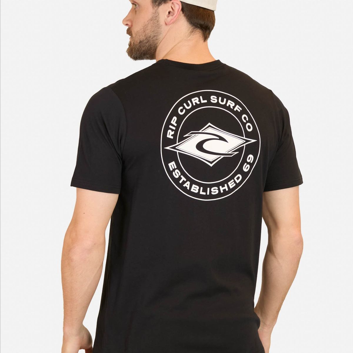 RIP CURL - Polera MC WaveGo Negro Hombre Rip Curl - Negro