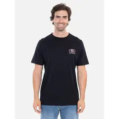 RIP CURL - Polera MC SurfMax Negro Hombre - Negro