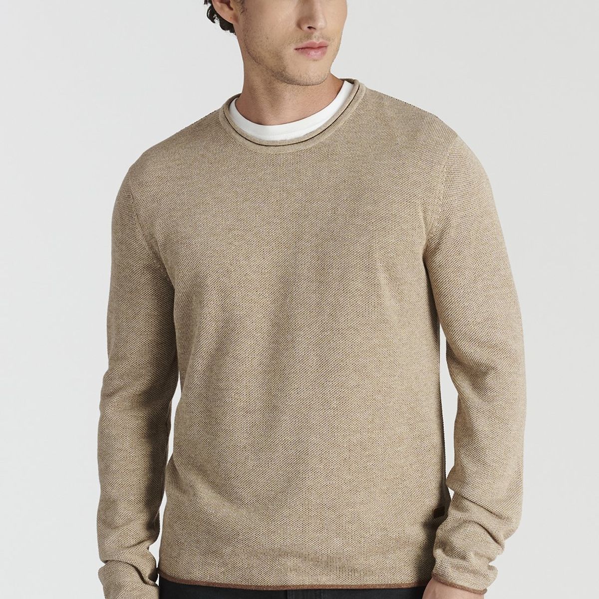 NEW MAN - Sweater Niza Avant-Garde Beige Newman