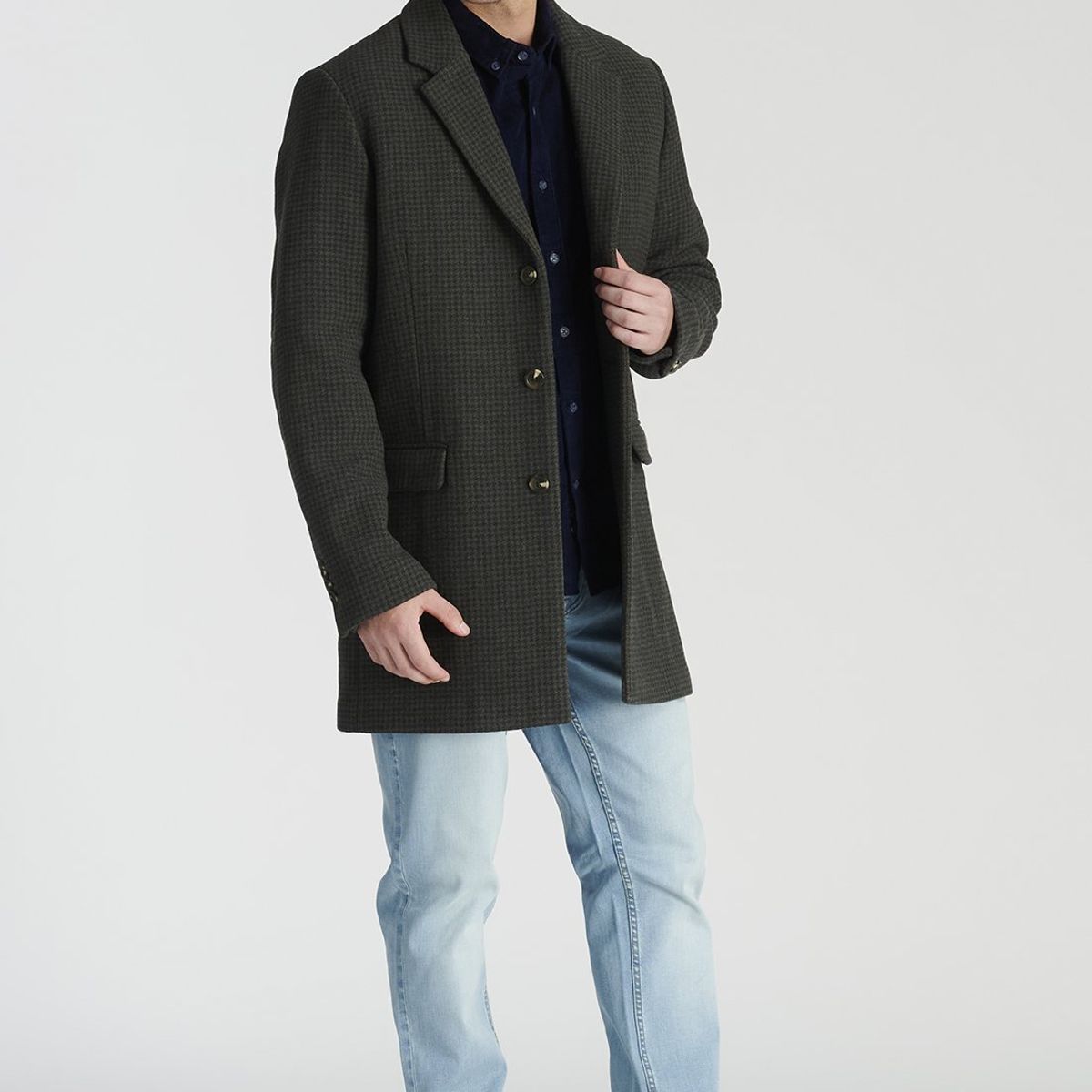 NEW MAN - Abrigo Poitiers Avant-Garde Gris Newman