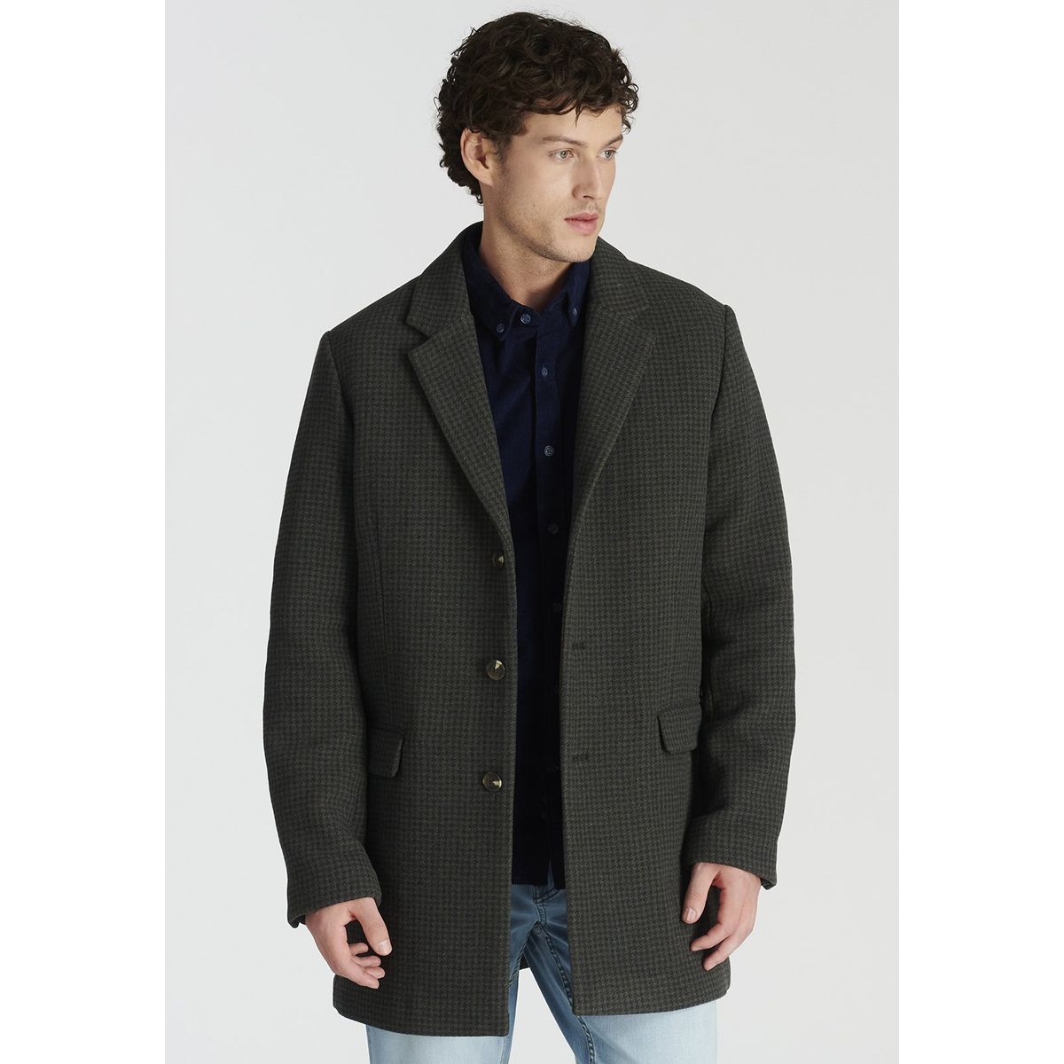 NEW MAN - Abrigo Poitiers Avant-Garde Gris Newman