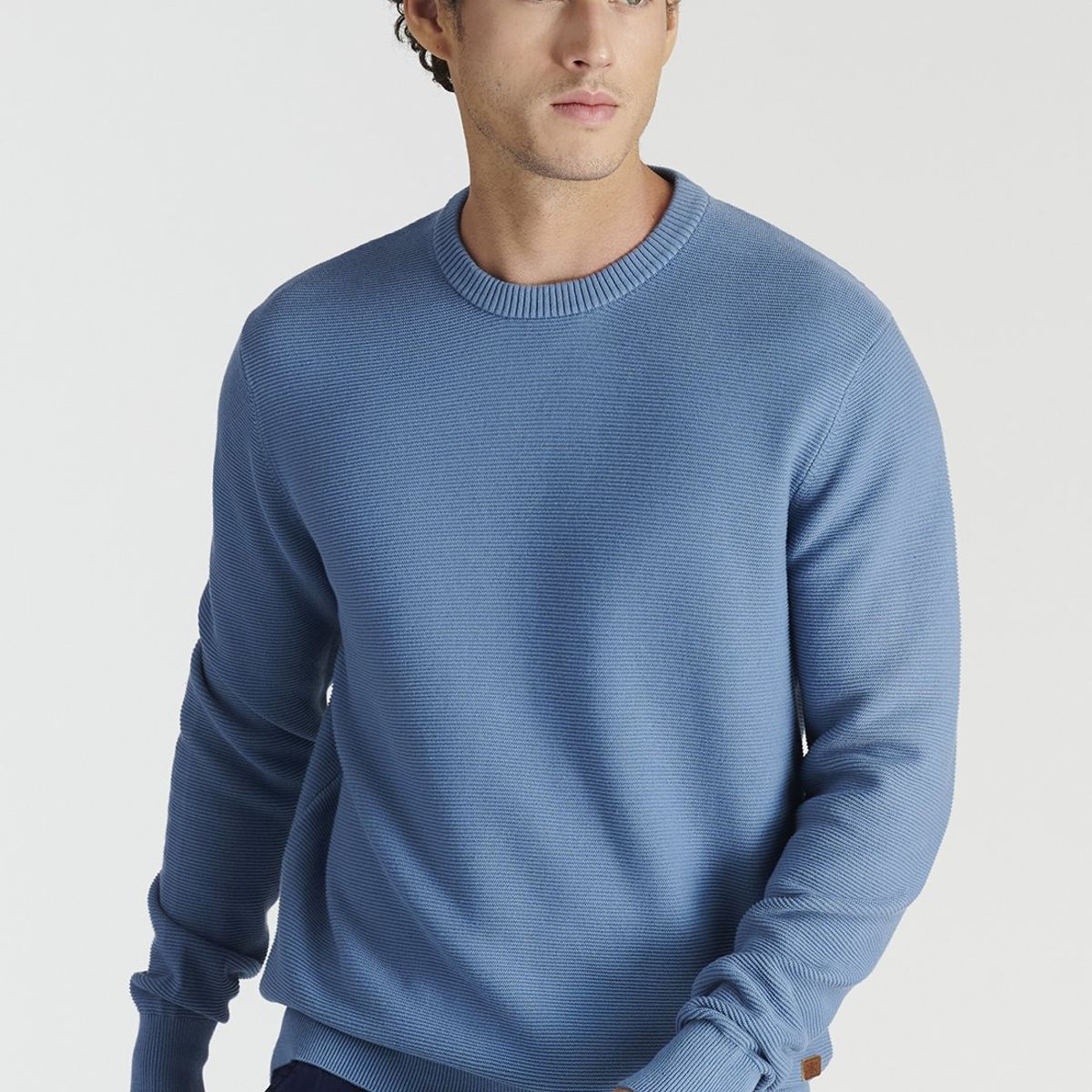 NEW MAN - Sweater Lugo Heritage Azul Newman