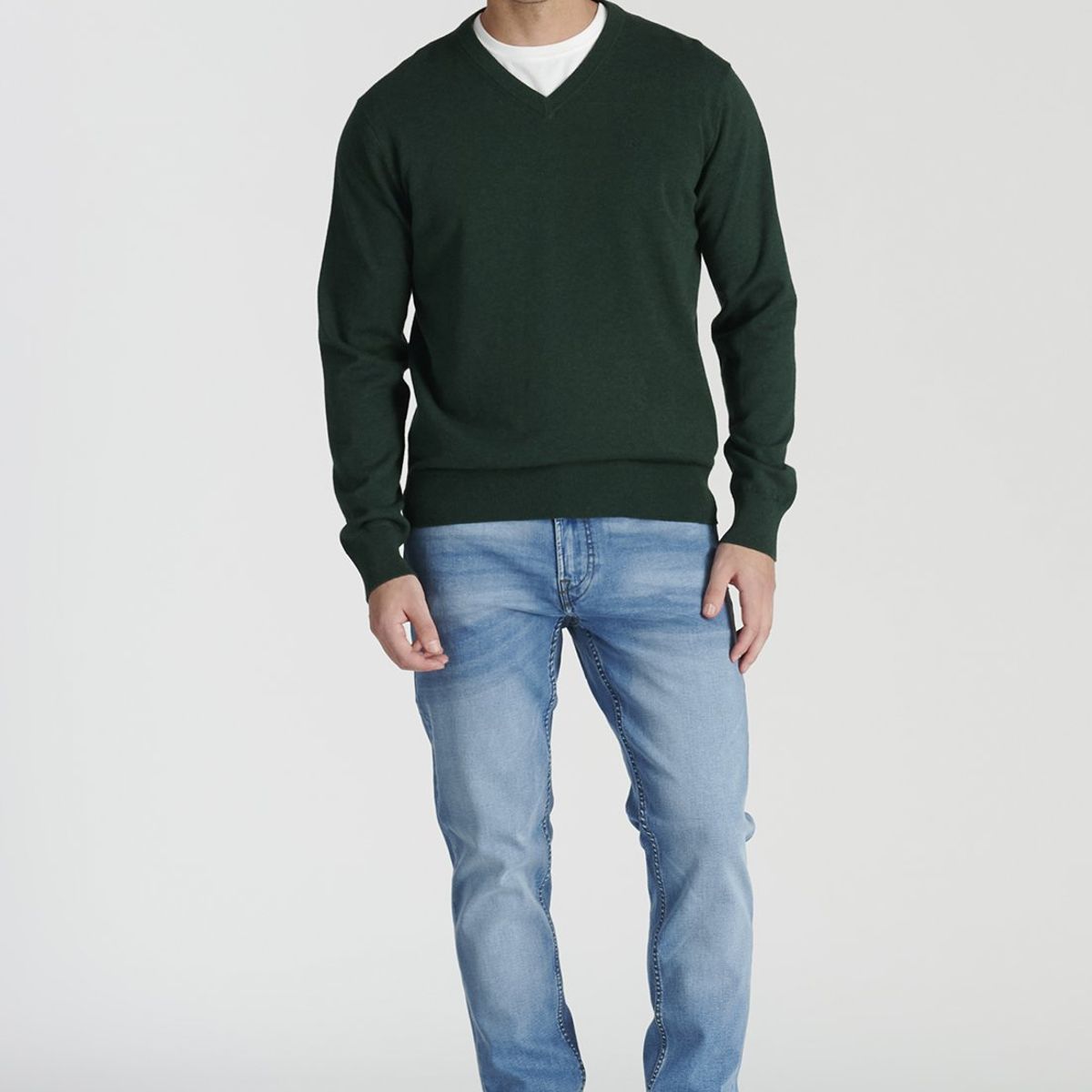 NEW MAN - Sweater Merida Heritage Verde Newman