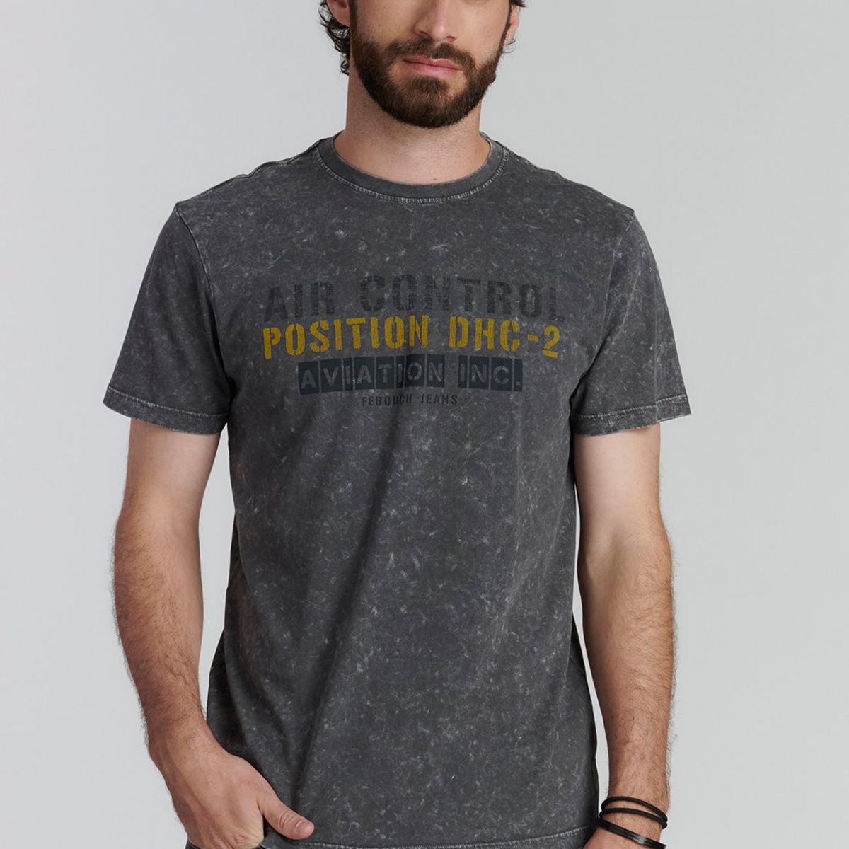FEROUCH - Polera Brooklyn Fjs Gris Ferouch