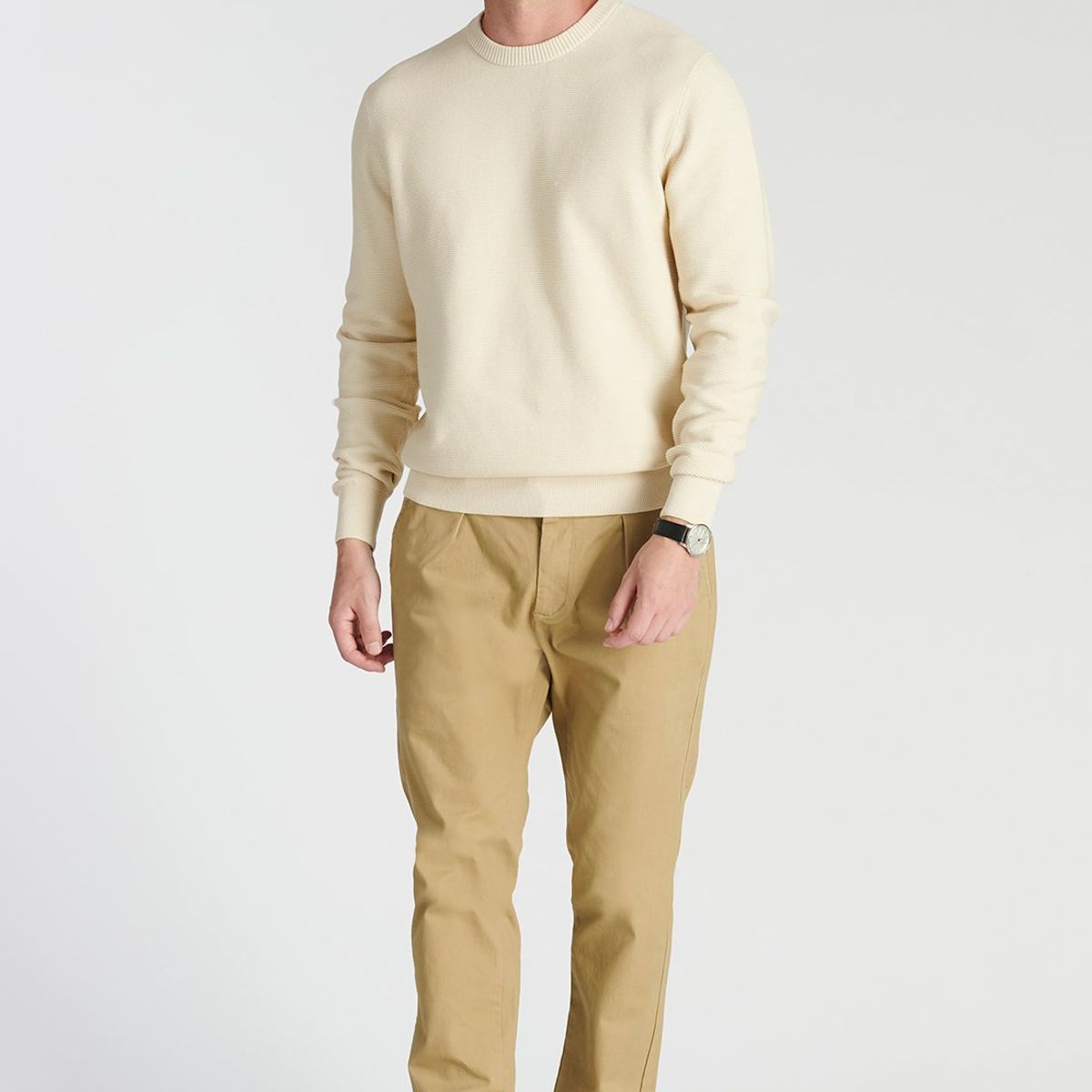 NEW MAN - Sweater Lugo Heritage Beige Newman