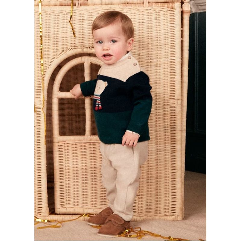 MAYORAL - Elegante Conjunto pantalón y jersey animal bebé