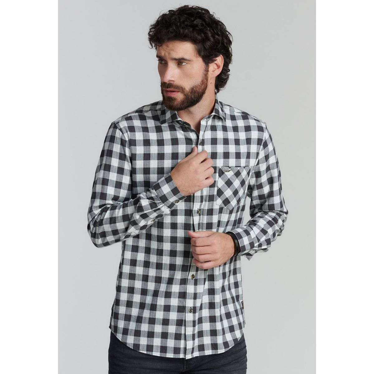 FEROUCH - Camisa Denver Fjs Gris Ferouch