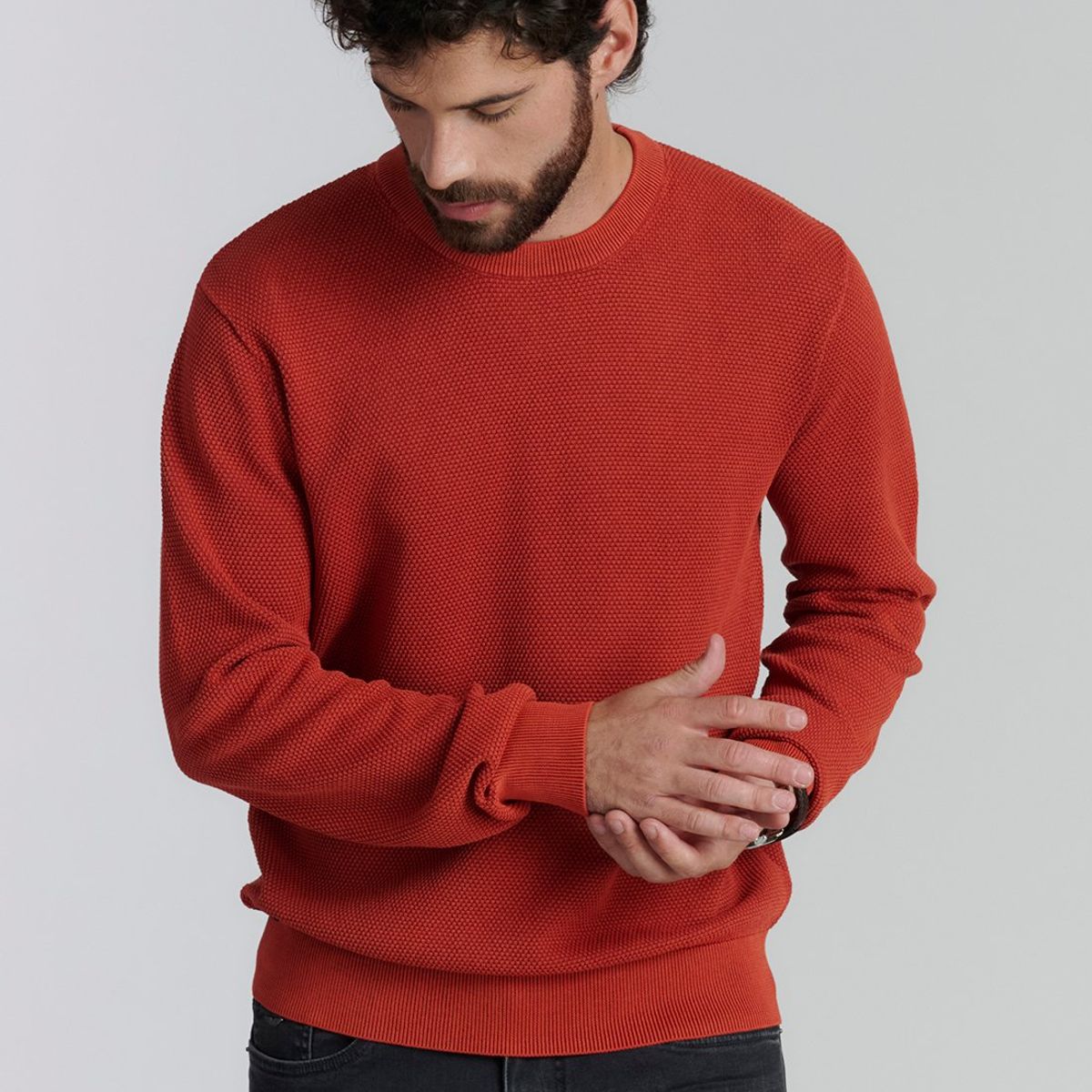 FEROUCH - Sweater New York Fj Fjs Rojo Ferouch