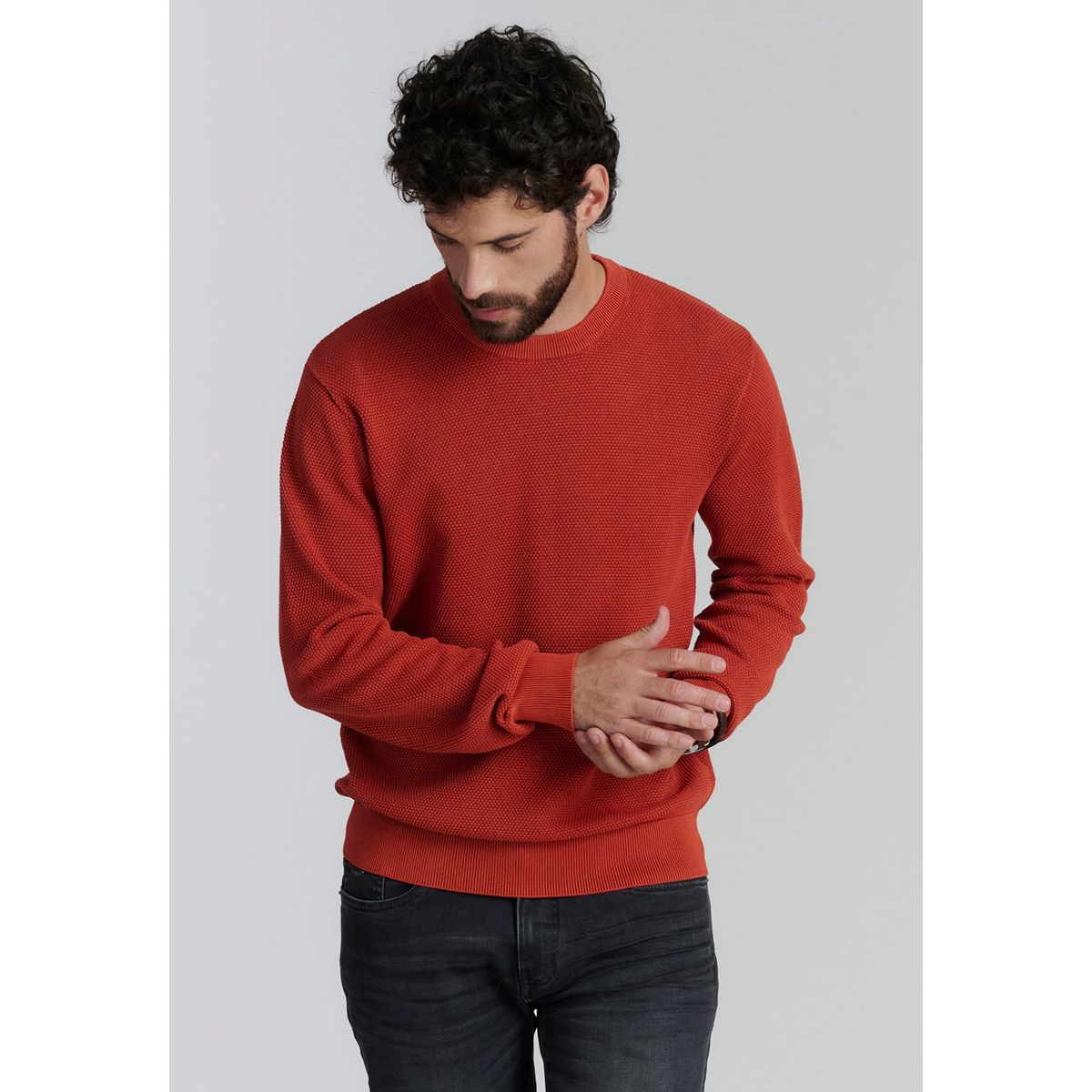FEROUCH - Sweater New York Fj Fjs Rojo Ferouch