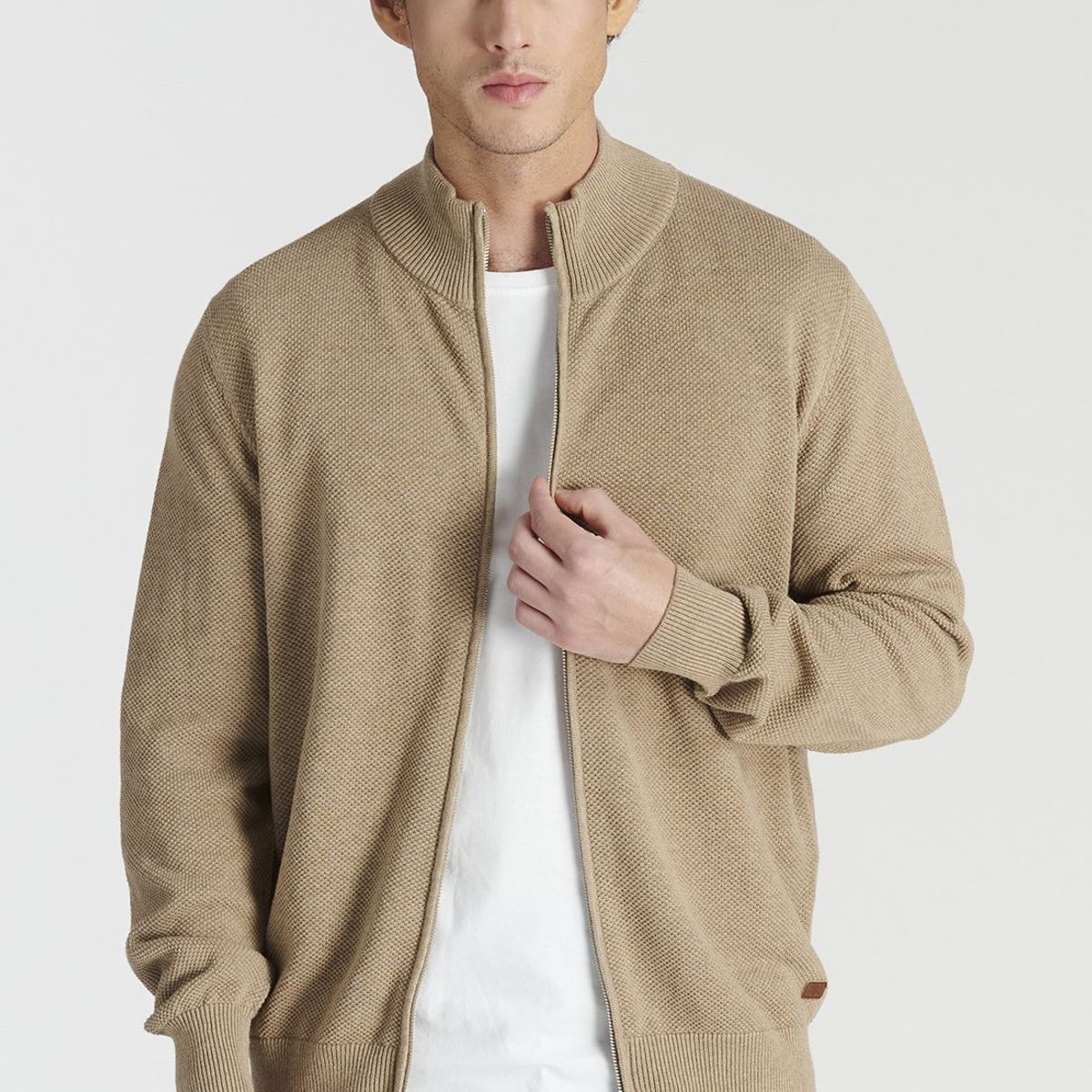 NEW MAN - Sweater Almeria Heritage Beige Newman