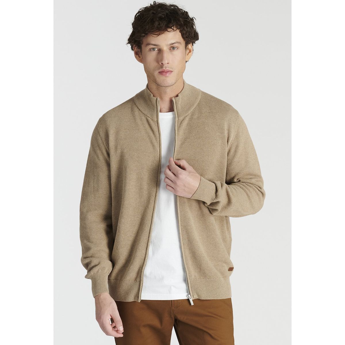 NEW MAN - Sweater Almeria Heritage Beige Newman