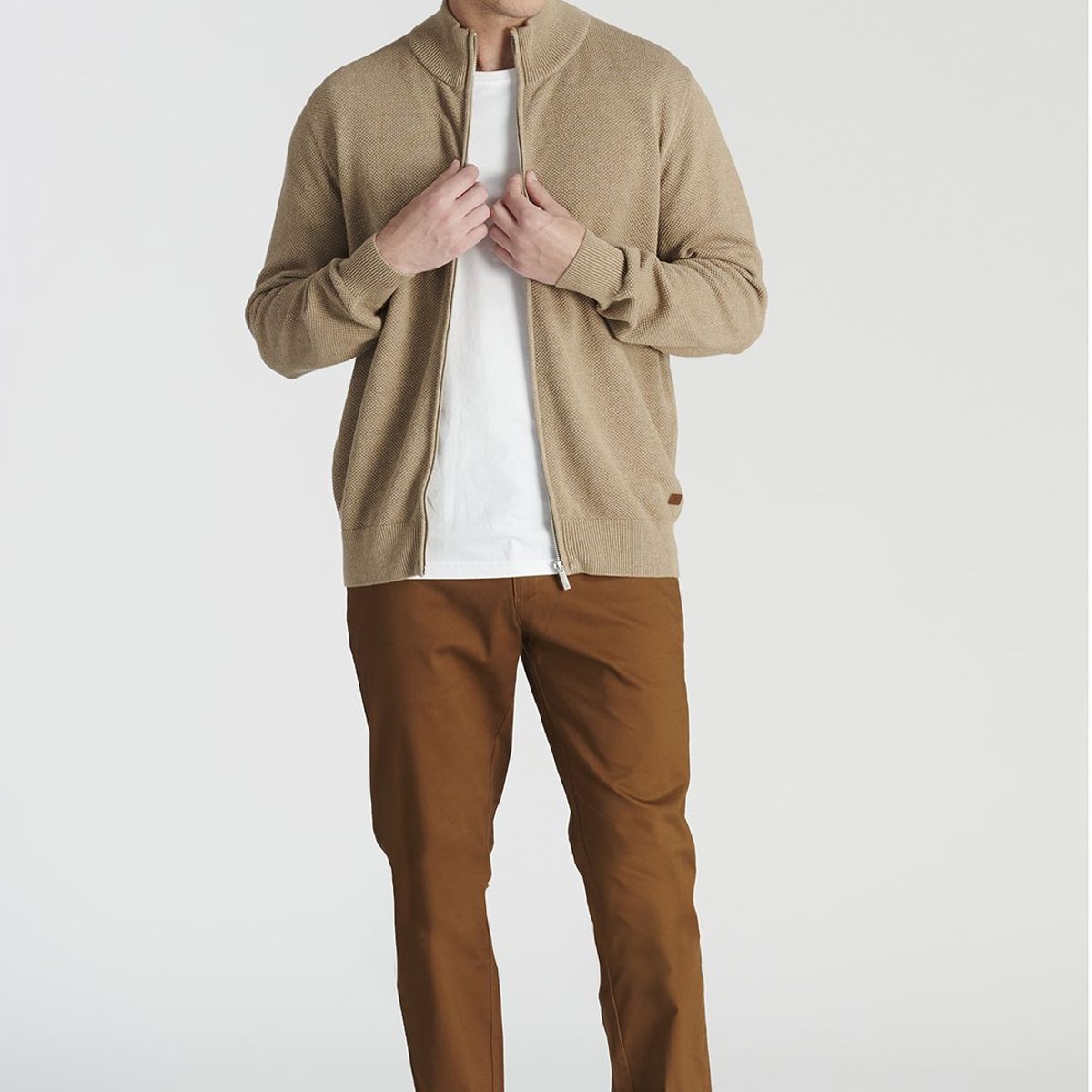 NEW MAN - Sweater Almeria Heritage Beige Newman