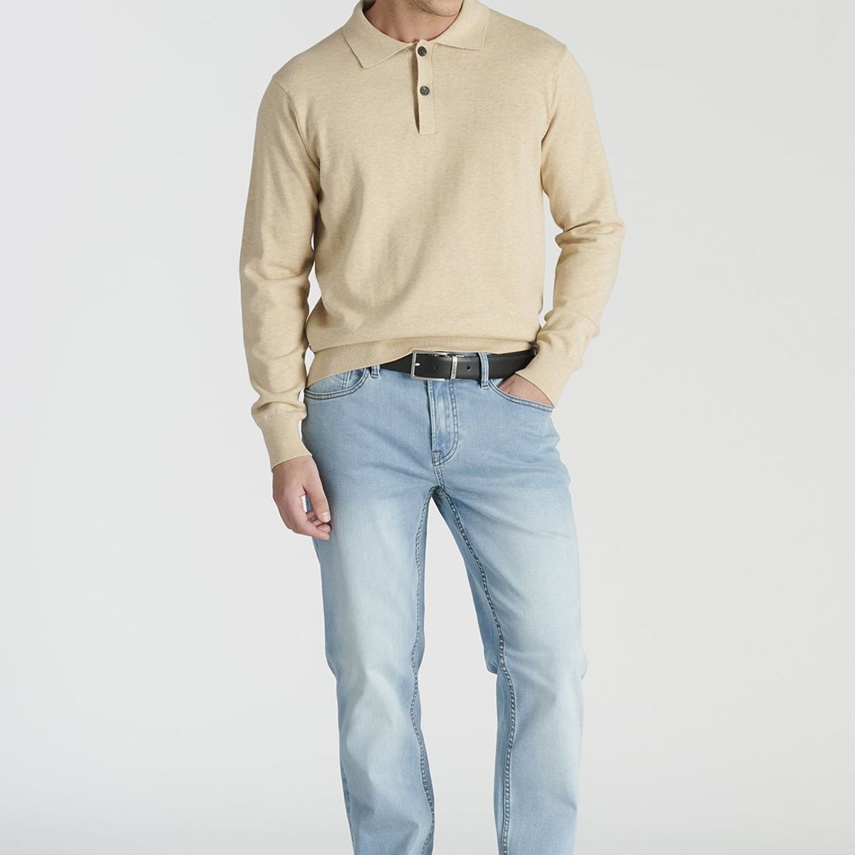 NEW MAN - Sweater Vigo Heritage Beige Newman