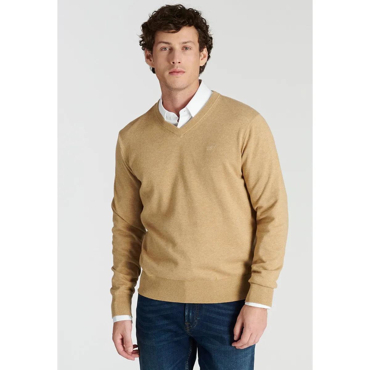 NEW MAN - Sweater Merida Heritage Beige Newman