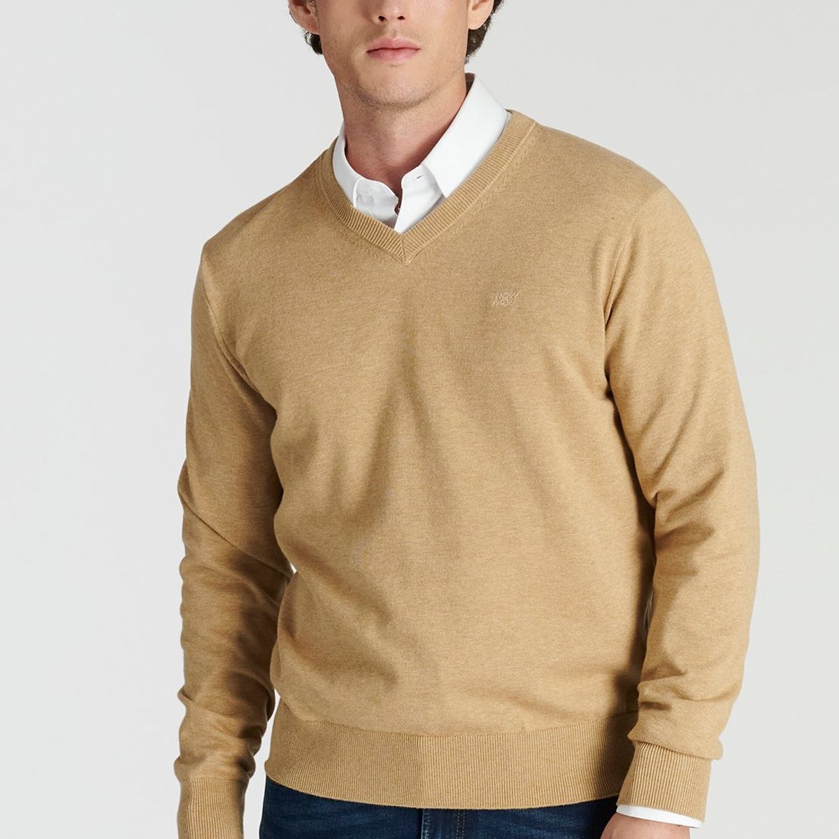 NEW MAN - Sweater Merida Heritage Beige Newman
