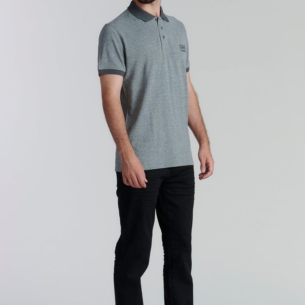 FEROUCH - Polera Baltimore Fr Gris Ferouch