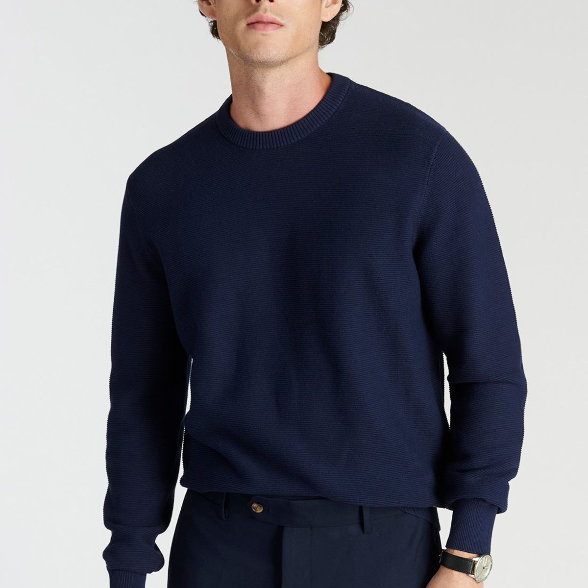 NEW MAN - Sweater Lugo Heritage Azul Newman