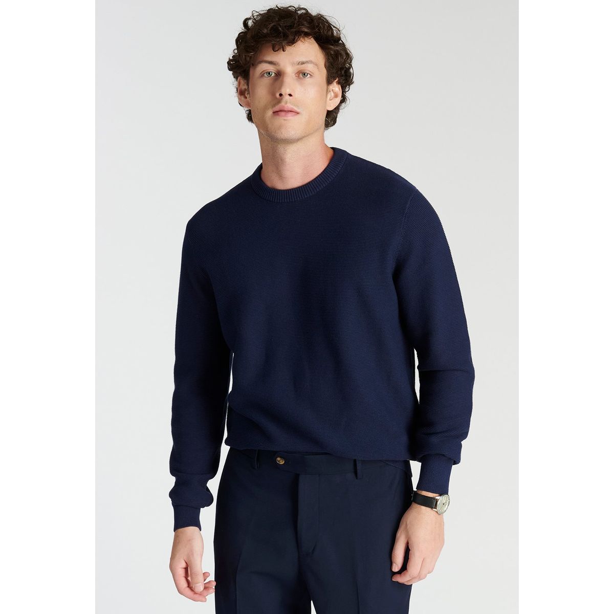 NEW MAN - Sweater Lugo Heritage Azul Newman