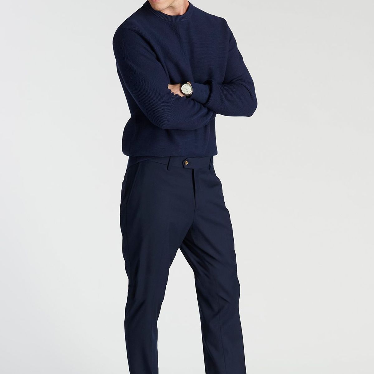 NEW MAN - Sweater Lugo Heritage Azul Newman