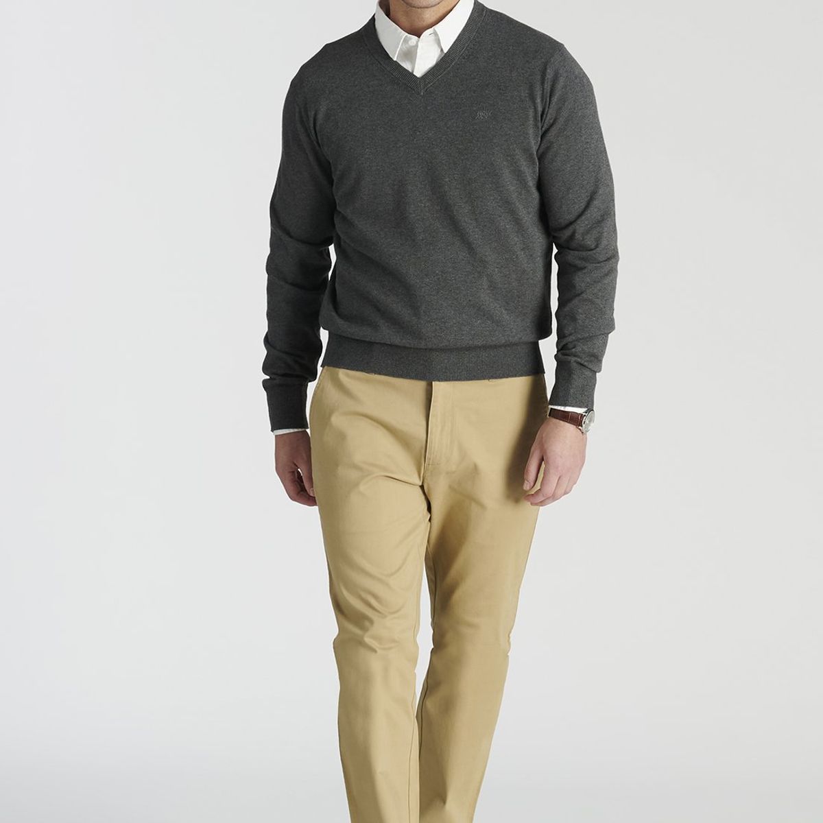 NEW MAN - Sweater Merida Heritage Gris Newman