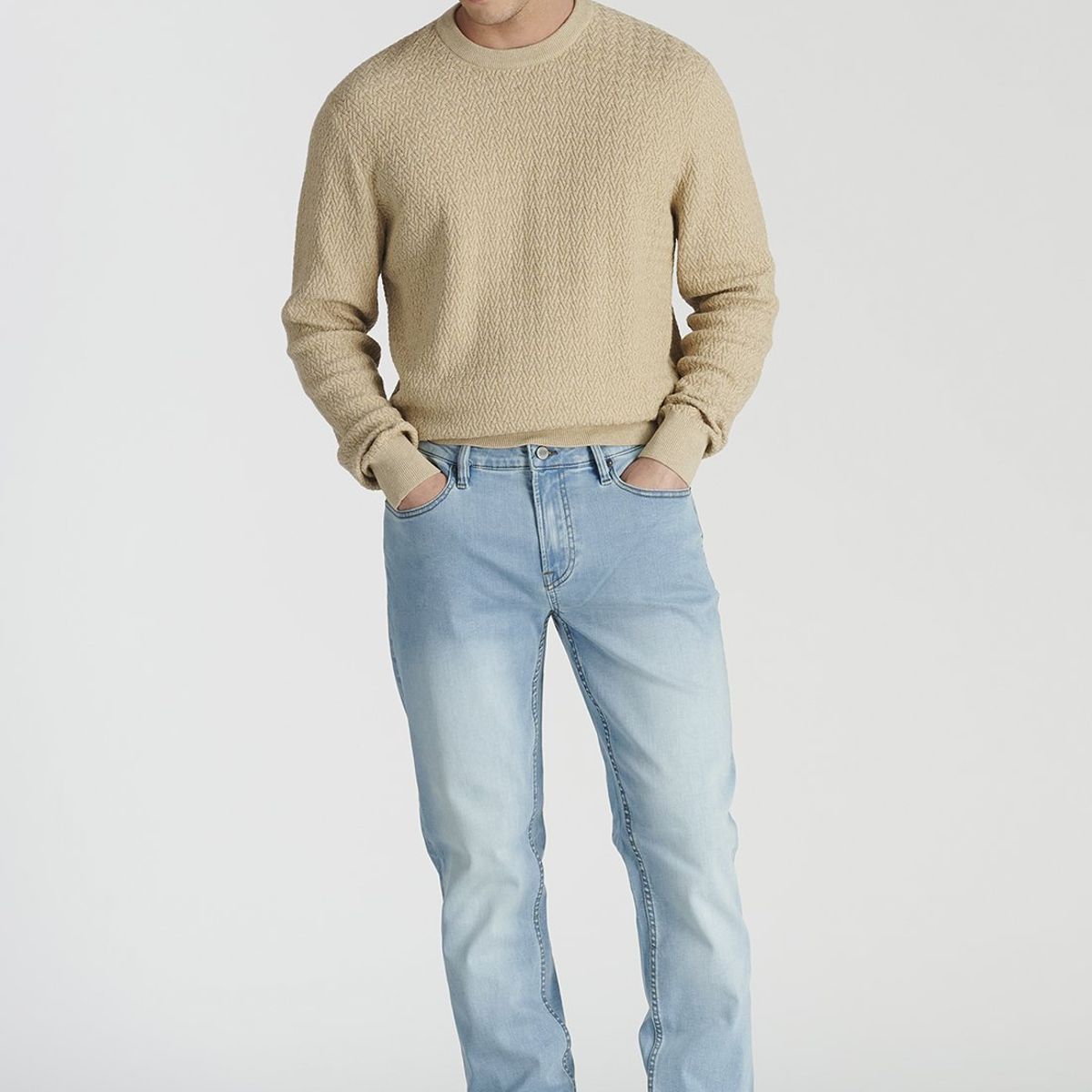 NEW MAN - Sweater Leon Heritage Beige Newman