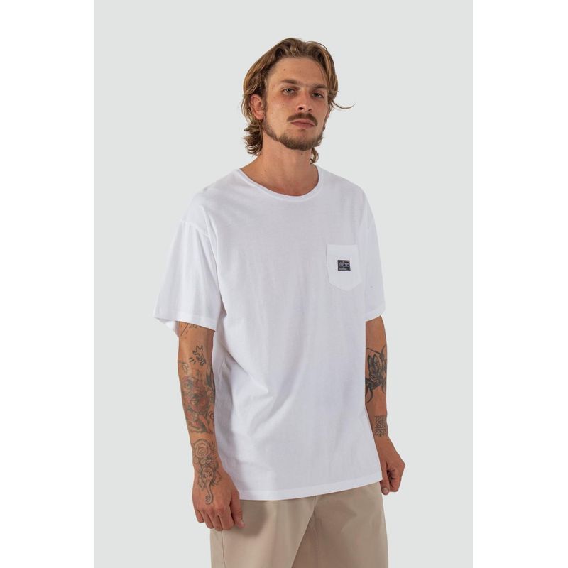 KAYA UNITE - Polera Hombre Woven Blanca