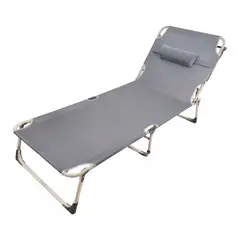 ESHOPANGIE - Silla Cama Plegable Portable Para Playa Camping Y Piscina