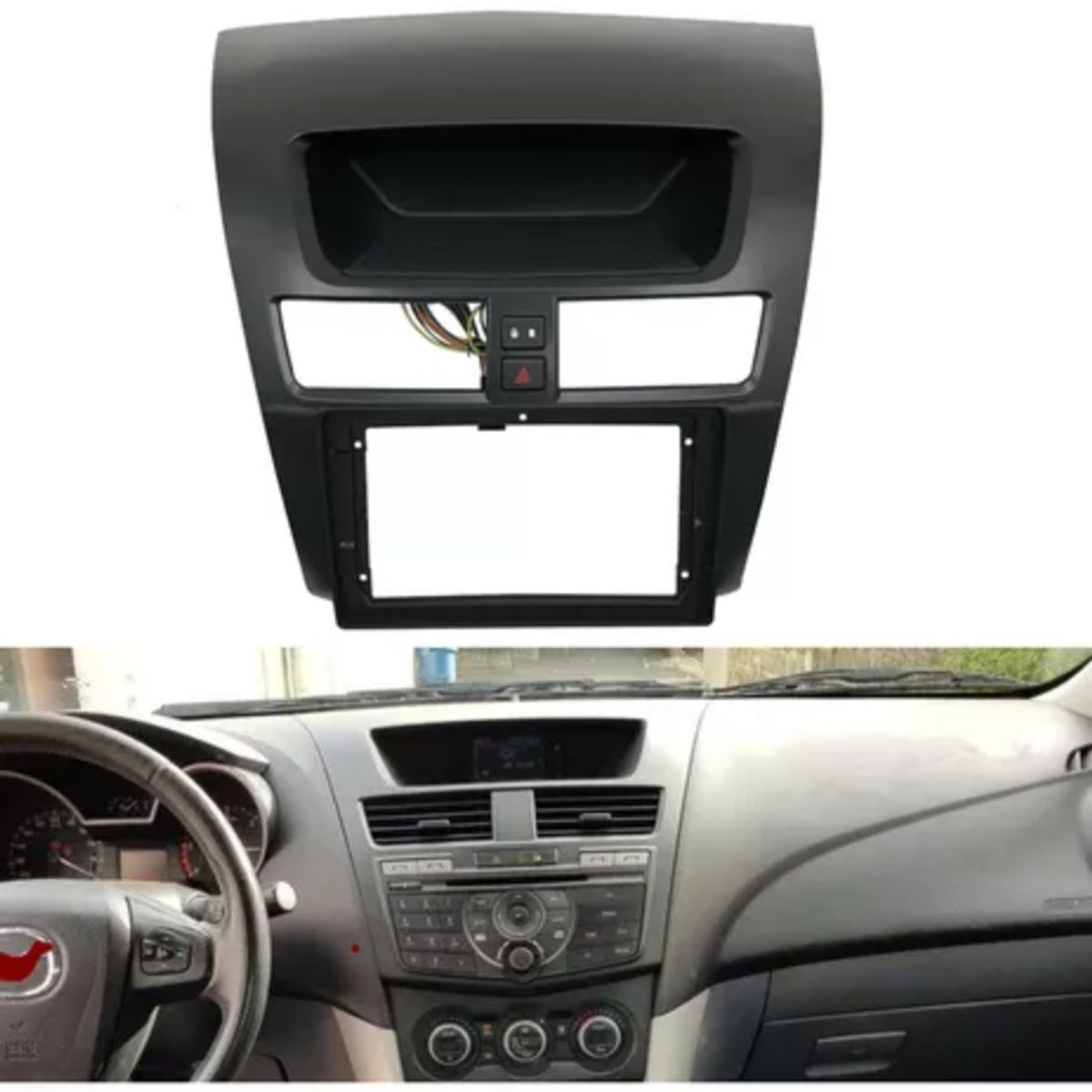 GENERICO - Bisel Radio Pantalla Mazda Bt-50 2013-2021 9pul