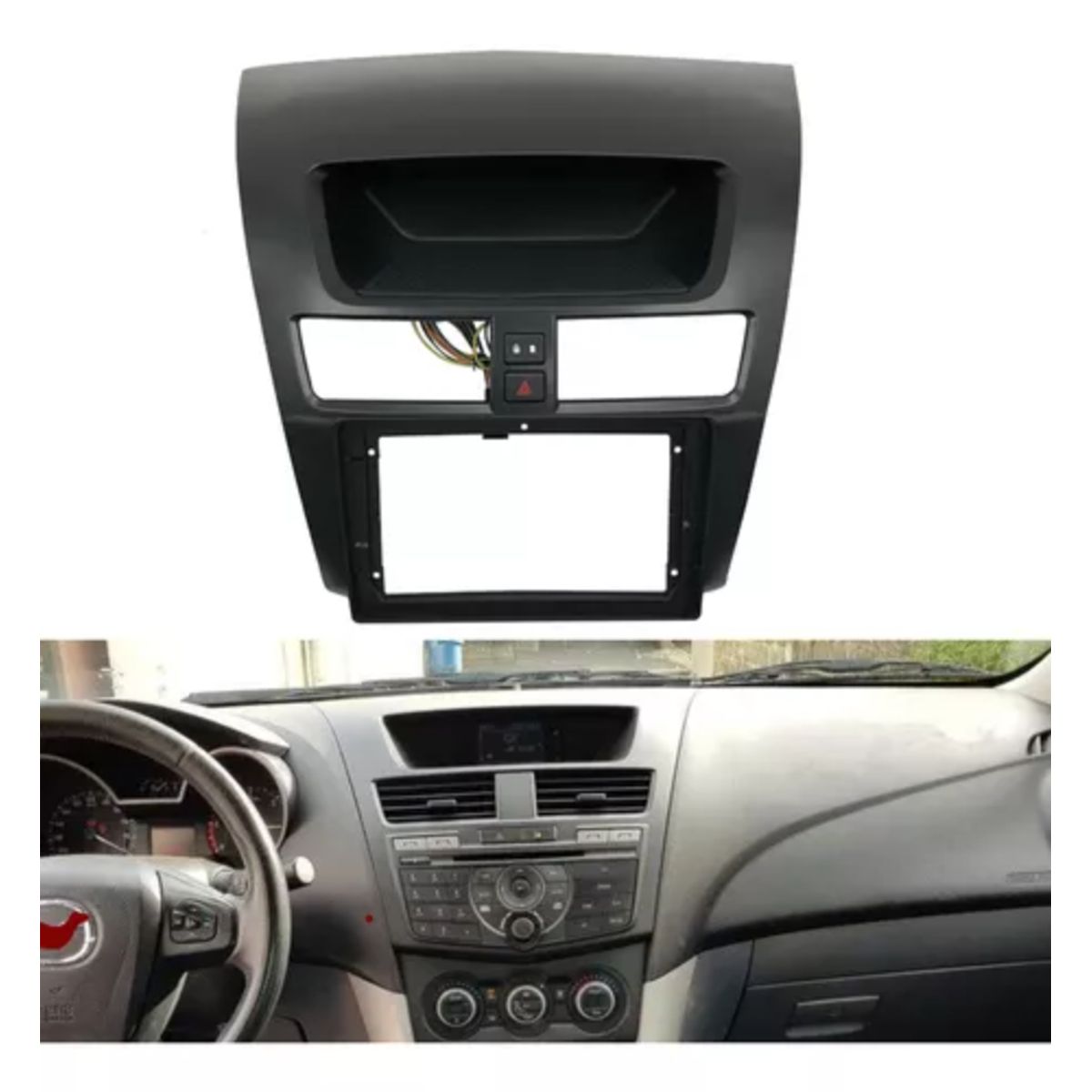 GENERICO - Bisel Radio Pantalla Mazda Bt-50 2013-2021 9pul
