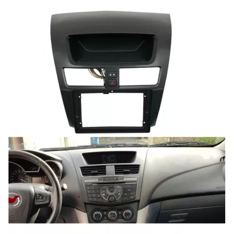 GENERICO - Bisel Radio Pantalla Mazda Bt-50 2013-2021 9pul